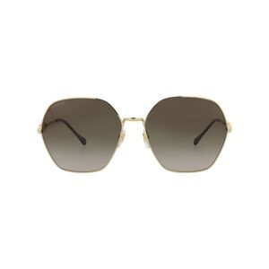 Square-Frame Metal Sunglasses